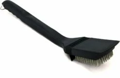 Broil King Holz Grillbürste 47cm Mit Edelstahlborsten + Spritzschutz -GrillProfi Verkaufs-Shop 17025 Broil King Holz Grillbuerste 65225 4