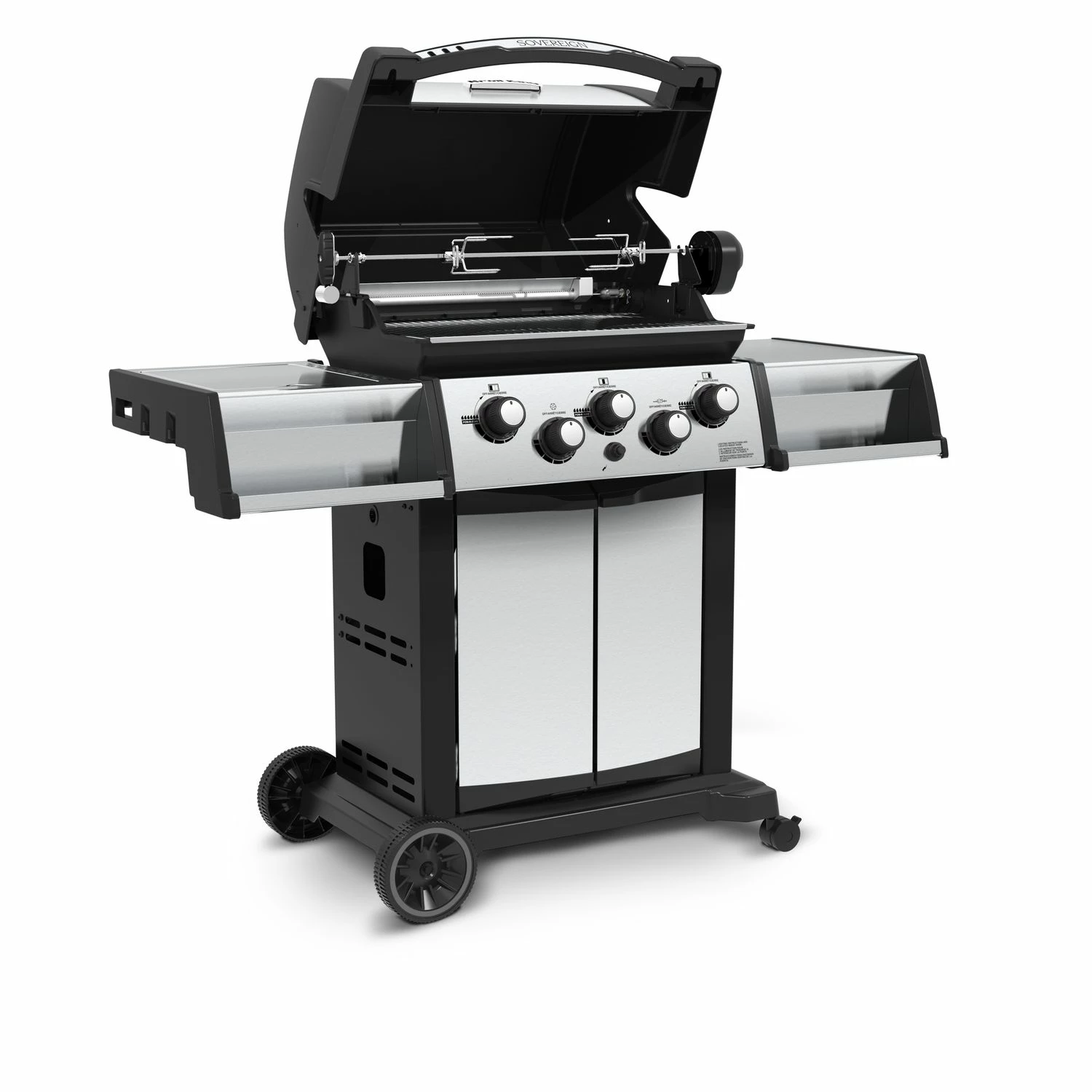 Broil King Sovereign 390 Gasgrill Inkl. Drehspieß + Grillfürst Fettschiene 7 Broil King Sovereign 390 Gasgrill Inkl. Drehspieß + Grillfürst Fettschiene – Bild 5