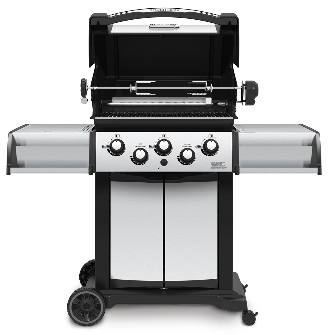 Broil King Sovereign 390 Gasgrill Inkl. Drehspieß + Grillfürst Fettschiene 5 Broil King Sovereign 390 Gasgrill Inkl. Drehspieß + Grillfürst Fettschiene – Bild 3