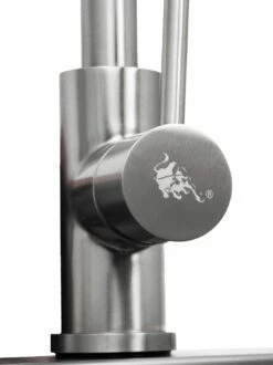 BULL Spülbecken In Der Größe S, 33 X 33 X 20 Cm, Inkl. Wasserhahn (für Warm/kalt) -GrillProfi Verkaufs-Shop 21619 Bull Spuelbecken Groesse S Edelsta 5 1613487079