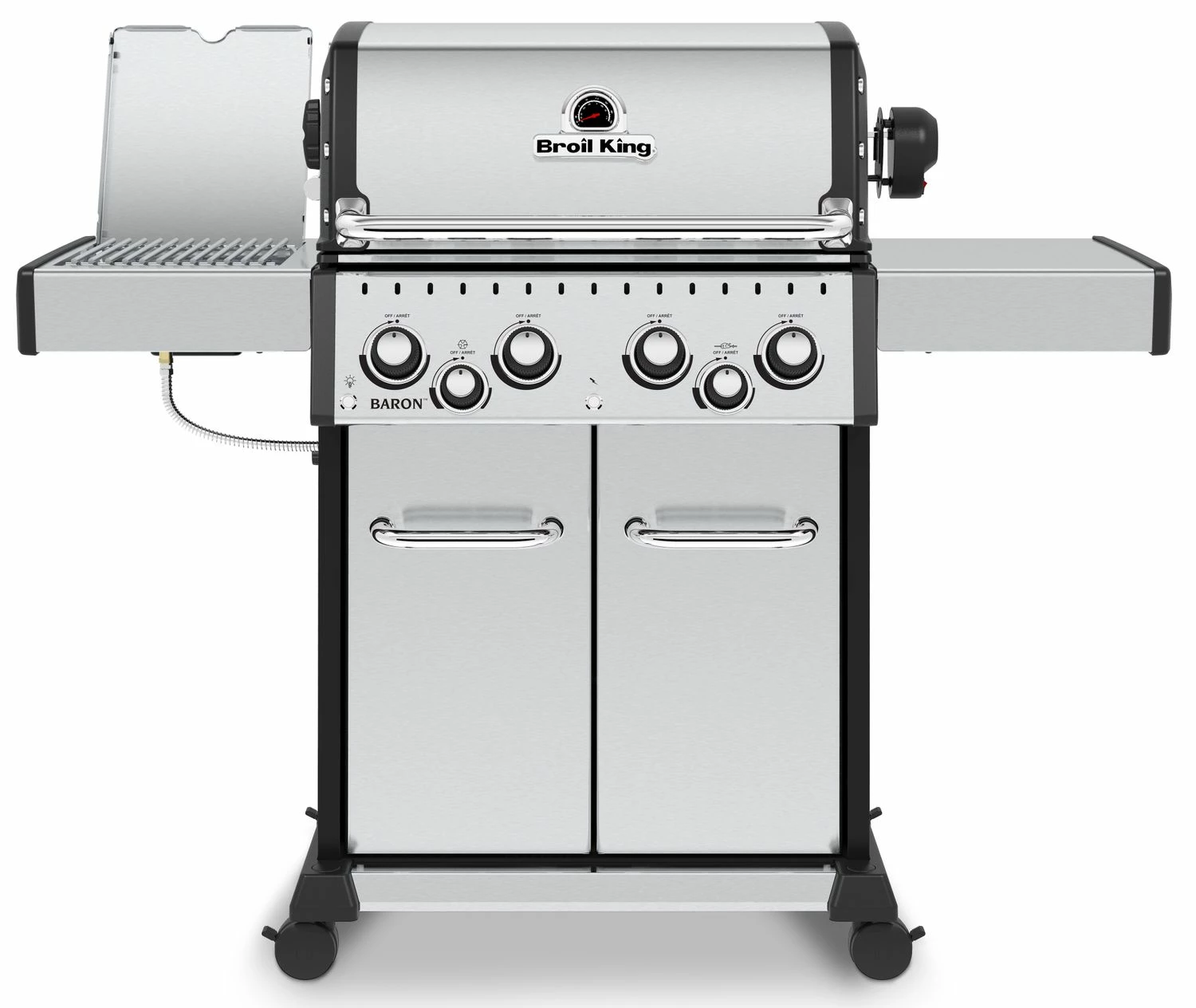 Broil King Baron S490 IR Gasgrill Inkl. Drehspieß + Infrarot-Seitenbrenner - Modell 2023 3 Broil King Baron S490 IR Gasgrill Inkl. Drehspieß + Infrarot-Seitenbrenner - Modell 2023