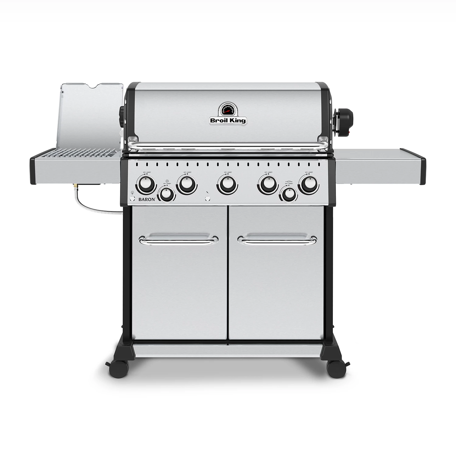 Broil King Baron S590 IR Gasgrill Inkl. Drehspieß + Infrarot-Seitenbrenner - Modell 2023 3 Broil King Baron S590 IR Gasgrill Inkl. Drehspieß + Infrarot-Seitenbrenner - Modell 2023
