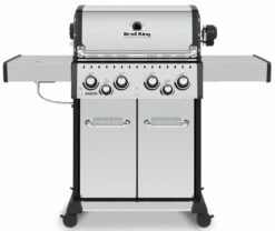 Broil King Baron S490 IR Gasgrill Inkl. Drehspieß + Infrarot-Seitenbrenner - Modell 2023 - Grillfürst Deal Mit Zusätzlichen Edelstahl Grillrosten