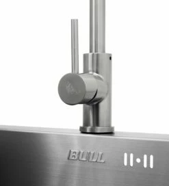 BULL Spülbecken Größe M (43x36x20cm) Inkl. Wasserhahn Für Warm/kalt -GrillProfi Verkaufs-Shop 22281 Bull Spuele Wasserhahn