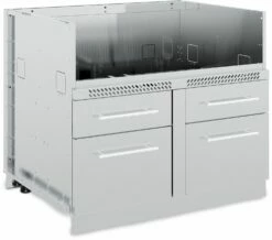 Broil King Outdoor Küche Komplettset Mit Imperial S570 PRO Built In Gasgrill Mit Drehspieß, Gasflaschenschrank Und 3er Schubladenschrank -GrillProfi Verkaufs-Shop 806600 Broil King Outdoor Kueche Grillschrank 5 Brenner geschlossen