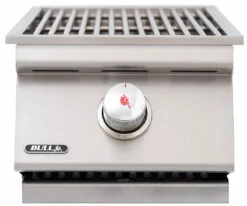 BULL Infrarot Einbau Seitenbrenner / Edelstahl / Slide-In
