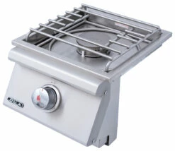 BULL Einbau Seitenbrenner Single / Edelstahl / Slide-In