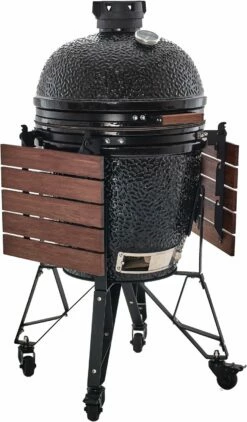 The Bastard Keramikgrill Classic Large - Complete - Schwarz Glänzend - Modell 2023 -GrillProfi Verkaufs-Shop Bastard Grill Large Complete Tische abgeklapptBC201