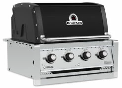 Broil King Regal 420 Black Einbaugrill - Grillfürst Deal Mit Zusätzlichen Edelstahl Grillrosten - Modell 2023 -GrillProfi Verkaufs-Shop Broil King Regal 420 Black Built In Gasgrill Seitenansicht links 4 1624538210