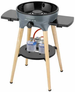 CADAC Gasgrill Citi Chef 40 FS BBQ / Dome Steel Grey, 50 Mbar -GrillProfi Verkaufs-Shop CADAC Citi Chef 40 FS Steel Grey 2 Gaskartuschen