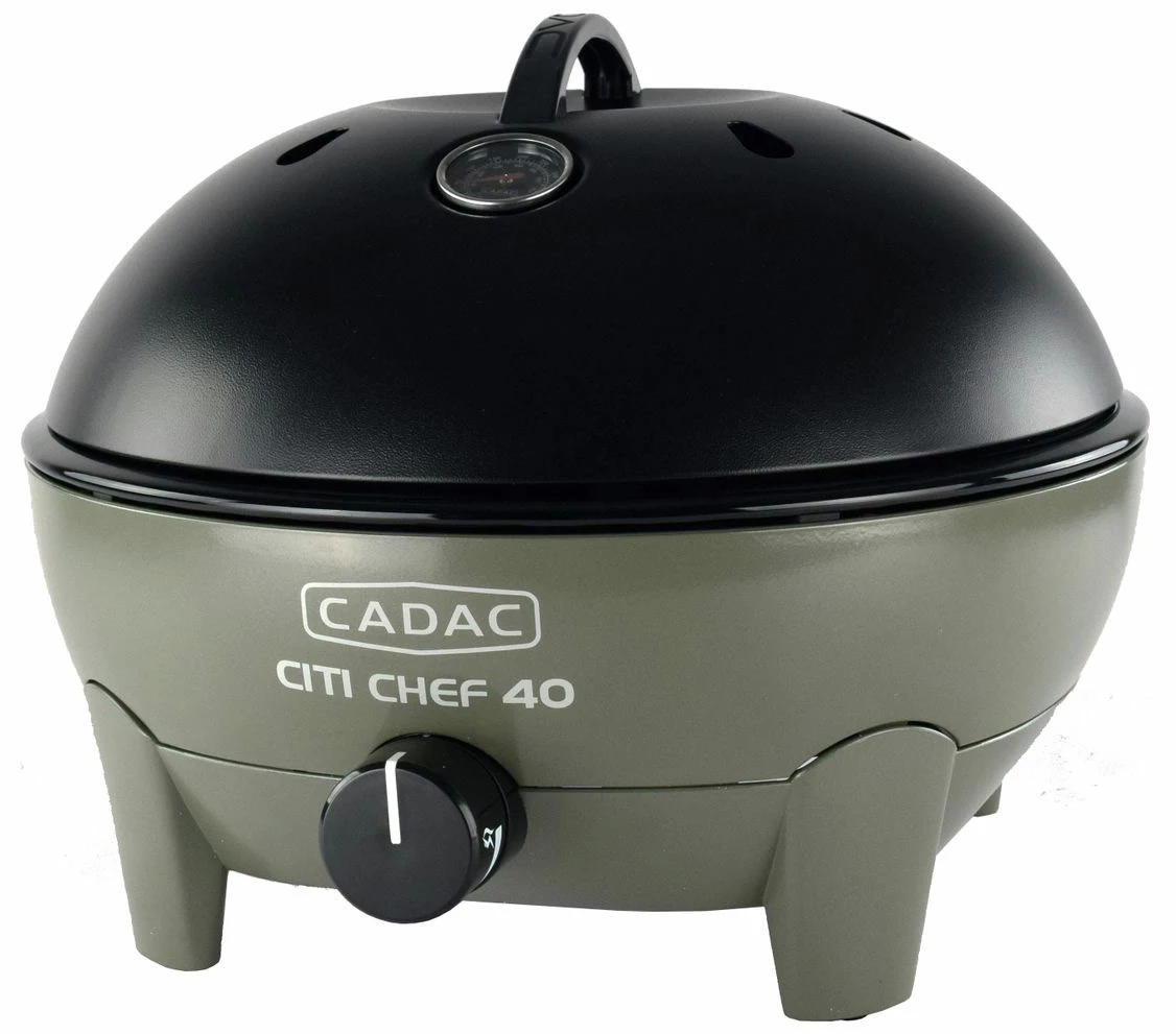 CADAC Kompakt Gasgrill Citi Chef 40 Olive Green - 50mbar 3 CADAC Kompakt Gasgrill Citi Chef 40 Olive Green - 50mbar
