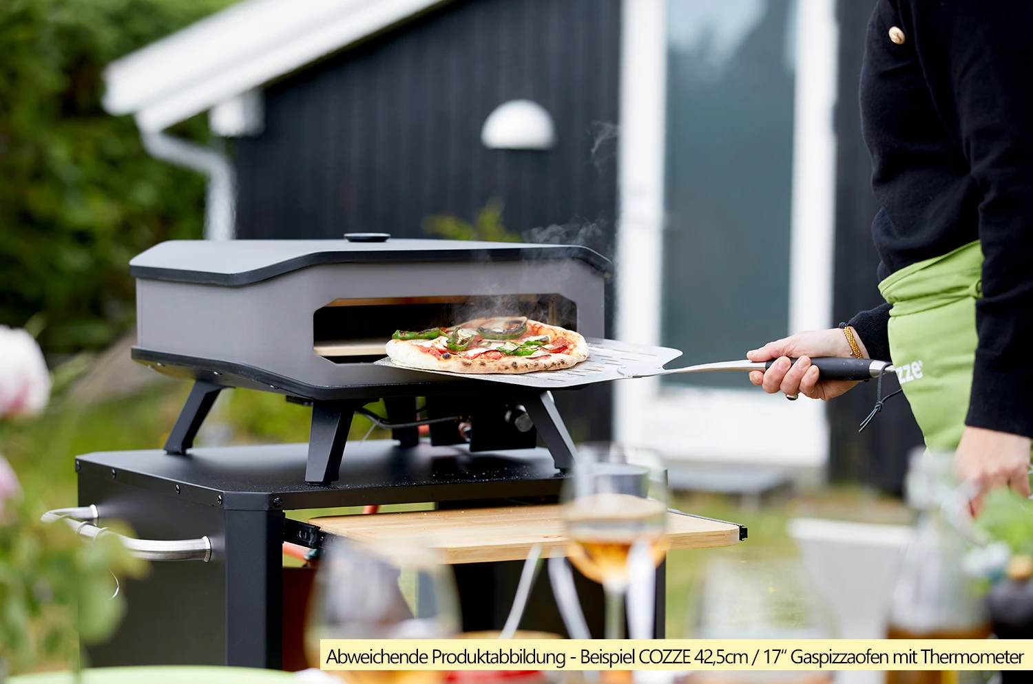 COZZE Pizzaofen Gas 34 Cm (13") - Inkl. Pizzastein 9 COZZE Pizzaofen Gas 34 Cm (13") - Inkl. Pizzastein – Bild 7