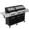 Grillfürst G750E 7-Brenner Doppelkammer - Gasgrill - Eintracht Frankfurt Edition - Edelstahlroste -GrillProfi Verkaufs-Shop Eintracht Frankfurt Gasgrill G750E Doppelhaube