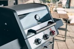 Enders Gasgrill Monroe Pro X 3 S Turbo 19 Enders Gasgrill Monroe Pro X 3 S Turbo -GrillProfi Verkaufs-Shop Enders Gasgrill Monroe ProX 3 S Turbo Edelstahldeckel