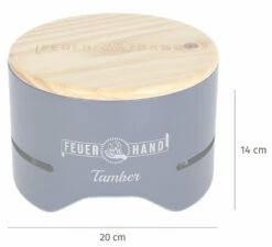Feuerhand Tischgrill Tamber Blau 8 Feuerhand Tischgrill Tamber Blau -GrillProfi Verkaufs-Shop Feuerhand Tamber Tischgrill Blau Abmessungen