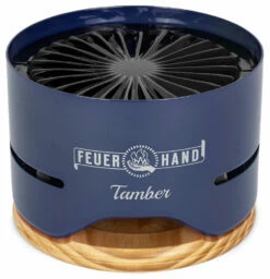 Feuerhand Tischgrill Tamber Blau 7 Feuerhand Tischgrill Tamber Blau -GrillProfi Verkaufs-Shop Feuerhand Tamber Tischgrill Blau offen