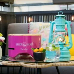 Feuerhand Tischgrill Tamber Telemagenta -GrillProfi Verkaufs-Shop Feuerhand Tamber Tischgrill Telemagenta Lifestyle