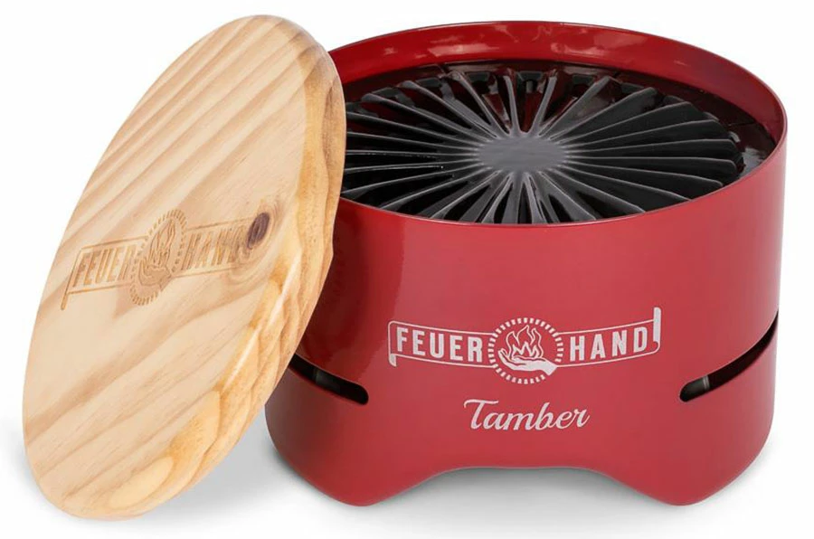 Feuerhand Tischgrill Tamber Rot 3 Feuerhand Tischgrill Tamber Rot