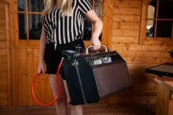 Grillfürst G201E 2-Brenner Gasgrill Portabel V2 - Campinggrill / Balkongrill 50mbar -GrillProfi Verkaufs-Shop Grillfuerst Camping Gasgrill G201 Transport