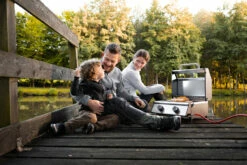 Grillfürst G201E 2-Brenner Gasgrill Portabel V2 - Campinggrill / Balkongrill 50mbar -GrillProfi Verkaufs-Shop Grillfuerst Campinggrill G201E Edelstahlgrill