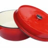 Grillfürst Emaillierter Dutch Oven Ohne Füsse DO12 - Rot 2 Grillfürst Emaillierter Dutch Oven Ohne Füsse DO12 - Rot -GrillProfi Verkaufs-Shop Grillfuerst Dutch Oven ohne Fuesse DO12 rot offen