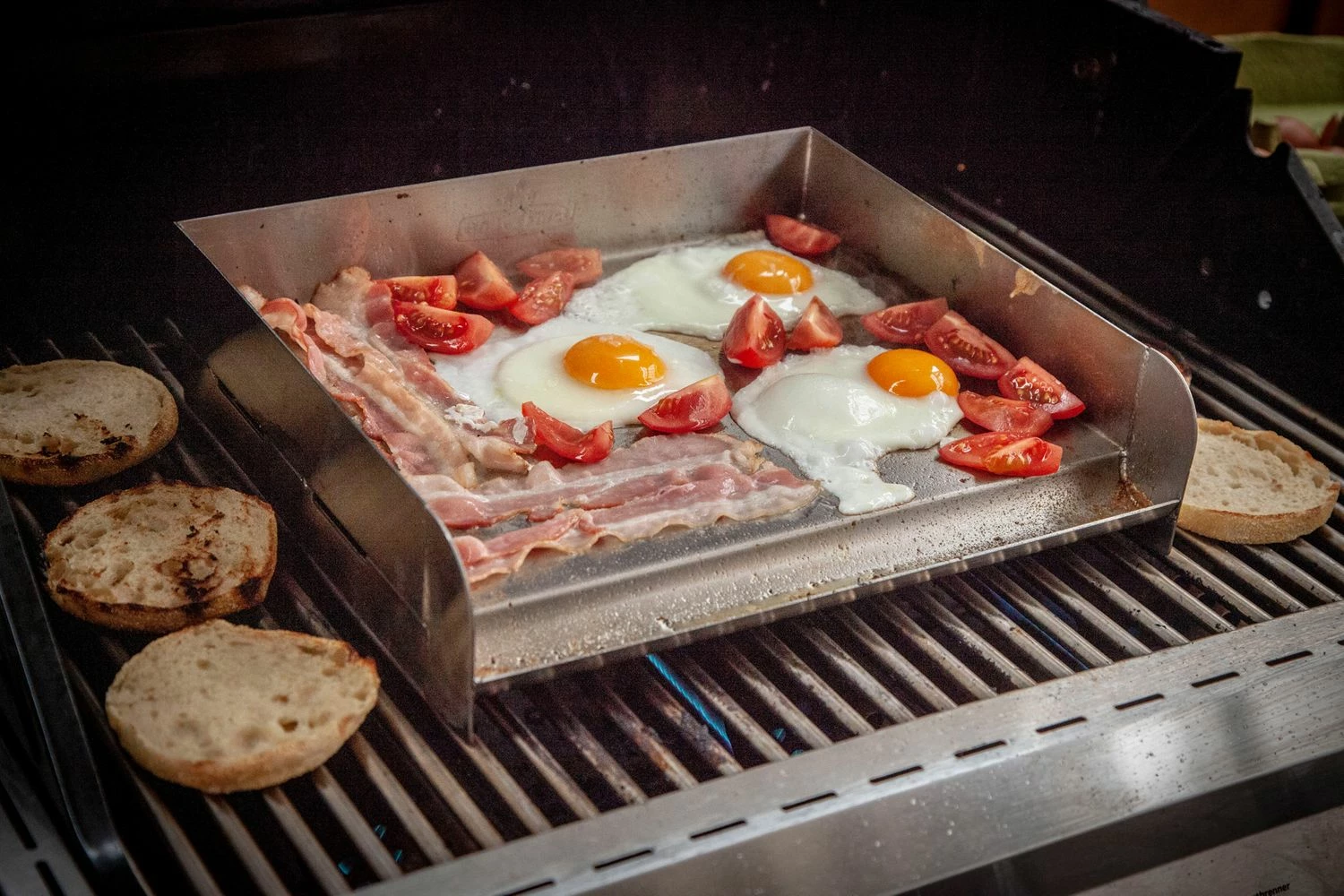 Grillfürst Edelstahl Plancha / Grillplatte / Teppanyaki Pfanne - 32 X 28 Cm 4 Grillfürst Edelstahl Plancha / Grillplatte / Teppanyaki Pfanne - 32 X 28 Cm – Bild 2