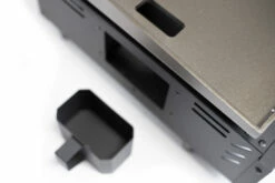 Grillfürst Plancha Grill - 2 Brenner Mit Insgesamt 7 KW Und Edelstahl Plancha - Inkl. 2 Stk. Plancha Spatel Und Grillzange -GrillProfi Verkaufs-Shop Grillfuerst Gas Planchagrill schwarz Fettschale