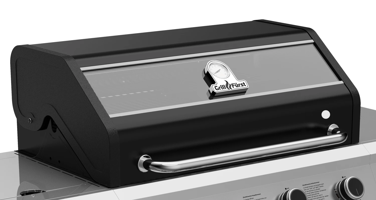 Grillfürst G410G 4-Brenner Gasgrill Mit Hochtemperaturbrenner Und Gusseisen Rosten - X-DEAL Inkl. Zubehörpaket 5 Grillfürst G410G 4-Brenner Gasgrill Mit Hochtemperaturbrenner Und Gusseisen Rosten - X-DEAL Inkl. Zubehörpaket – Bild 3