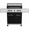 Grillfürst G520G 5-Brenner Gasgrill Mit Hochtemperaturbrenner, Heckbrenner Und Gusseisen Rosten - X-DEAL Inkl. Zubehörpaket -GrillProfi Verkaufs-Shop Grillfuerst Gasgrill G520G frontal