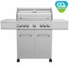 Grillfürst G521E 5-Brenner Edelstahl-Gasgrill Mit Hochtemperaturbrenner, Heckbrenner Und Edelstahl Rosten 1 Grillfürst G521E 5-Brenner Edelstahl-Gasgrill Mit Hochtemperaturbrenner, Heckbrenner Und Edelstahl Rosten -GrillProfi Verkaufs-Shop Grillfuerst Gasgrill G521E CO2 neutral