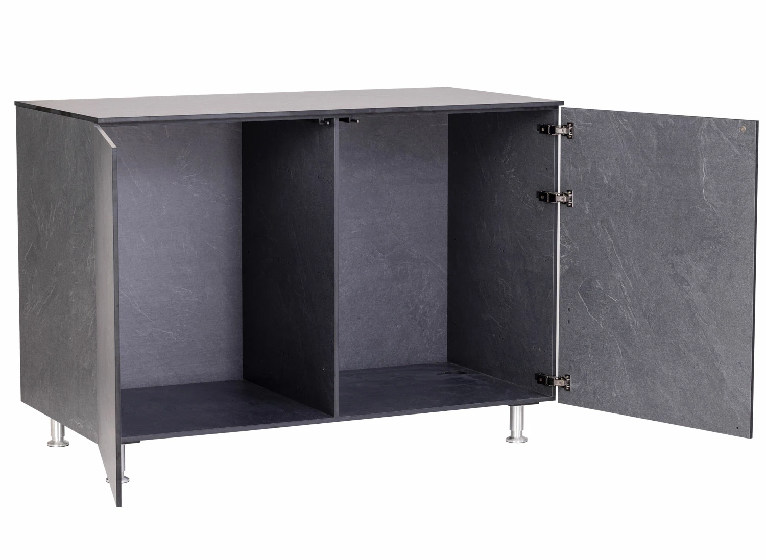 Grillfürst Outdoor Küche Schrank Modul Groß OKS130 Schiefer 4 Grillfürst Outdoor Küche Schrank Modul Groß OKS130 Schiefer – Bild 2