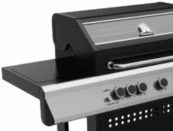 Grillfürst S530G 5-Brenner Gasgrill Mit Seitenkocher Und Gusseisen Rosten Inkl. Abdeckhaube -GrillProfi Verkaufs-Shop Grillfuerst S 530 Gasgrill Seitenkocher Gussroste emaillierte 3 1631185397