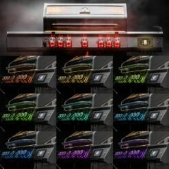 Grillfürst G521G Smart Grill - Mit Automatischer Temperatursteuerung, Hochtemperaturbrenner, Heckbrenner Und Gusseisen Rosten -GrillProfi Verkaufs-Shop Grillfuerst Smart Grill Drehreglerbeleuchtung RGB 1