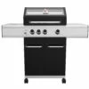 Grillfürst G310G 3-Brenner Gasgrill - 1. FC Köln Edition - Gusseisenroste