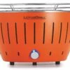 LotusGrill S - Holzkohle Tischgrill - Mandarineorange Inkl. Tasche -GrillProfi Verkaufs-Shop LotusGrill S Mandarineorange Tischgrill OR 280 gross