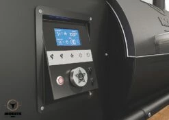 Moesta Pelletgrill Sheriff Inklusive Bambus Ablagebrett - Modell 2023 -GrillProfi Verkaufs-Shop Moesta BBQPelletgrill Bedienung digital