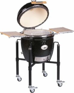 Monolith Grill CLASSIC PRO-Serie 2.0 Schwarz - MIT Gestell Und Seitentischen -GrillProfi Verkaufs-Shop Monolith Keramik Grill Classic PRO Serie 2 0 121001 black 5