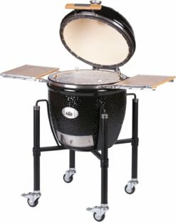 Monolith Grill CLASSIC BBQ GURU - PRO-Serie 2.0 Schwarz - MIT Gestell Und Seitentischen - Inkl. UltraQ Controller Set -GrillProfi Verkaufs-Shop Monolith Keramik Grill Classic PRO Serie 2 0 129001 black 6