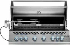 Napoleon 700-Series 44" BIG44 Edelstahl Einbaugrill Inkl. Drehspieß - Modell 2023 -GrillProfi Verkaufs-Shop Napoleon Einbaugrill BIG44 Rotisserie links