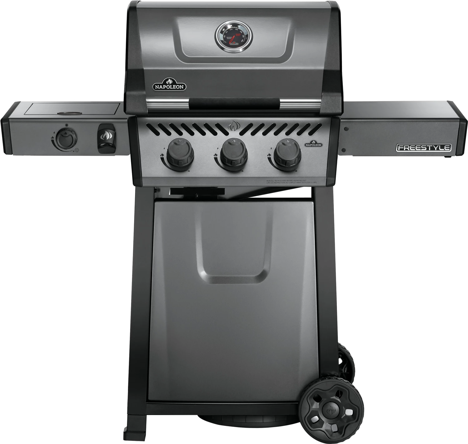 Napoleon Freestyle 365 Gasgrill, Graphit - Mit Seitenbrenner - Modell 2023 - X-DEAL Inkl. Drehspiess 3 Napoleon Freestyle 365 Gasgrill, Graphit - Mit Seitenbrenner - Modell 2023 - X-DEAL Inkl. Drehspiess