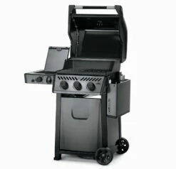 Napoleon Freestyle 365 Gasgrill, Graphit - Mit Sizzle Zone - Modell 2023 - X-DEAL Inkl. Drehspiess -GrillProfi Verkaufs-Shop Napoleon Freestyle 365 Side Sizzle Zone offen