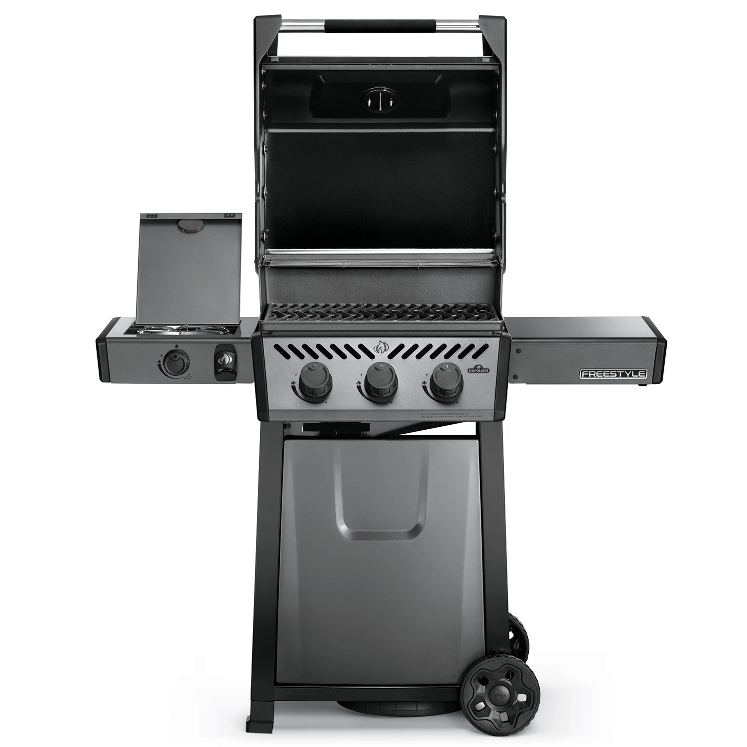 Napoleon Freestyle 365 Gasgrill, Graphit - Mit Seitenbrenner - Modell 2023 3 Napoleon Freestyle 365 Gasgrill, Graphit - Mit Seitenbrenner - Modell 2023