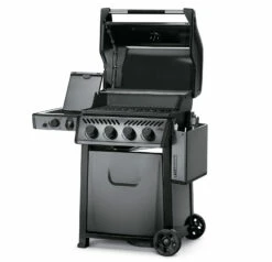 Napoleon Freestyle 425 Gasgrill, Graphit - Mit Sizzle Zone - Modell 2023 -GrillProfi Verkaufs-Shop Napoleon Gasgrill Freestyle 425 Sizzle Zone Seite abgeklappt 1
