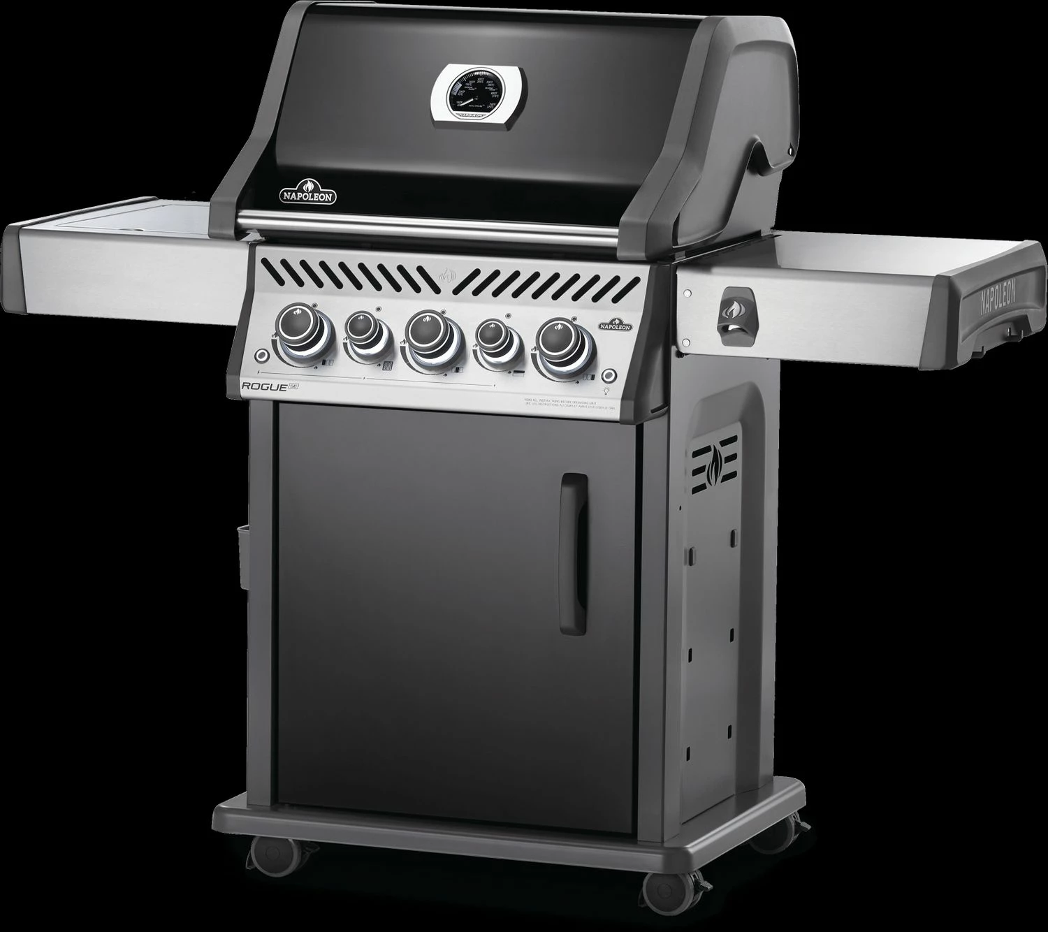 Napoleon Rogue SE 425 Gasgrill, Schwarz Mit Gussrosten - Hero Modell 2023 Inkl. Drehspieß - SMART Deal Inkl. Grillfürst Grill Control 6 Napoleon Rogue SE 425 Gasgrill, Schwarz Mit Gussrosten - Hero Modell 2023 Inkl. Drehspieß - SMART Deal Inkl. Grillfürst Grill Control – Bild 4