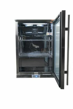 Napoleon Outdoor - Kühlschrank, 135 Liter, Rechtsdrehende Tür Mit Doppelverglasung Und LED Beleuchtung - Wasserdicht Nach IP24 -GrillProfi Verkaufs-Shop Napoleon Kuehlschrank Outdoor Innenraum