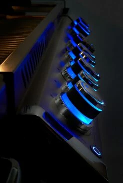 Napoleon Prestige Pro 825-3 Edelstahl Einbaugrill Gas - Inkl. Drehspieß - Modell 2023 -GrillProfi Verkaufs-Shop Napoleon PRestige PRO825 SafeytGlow Drehregler