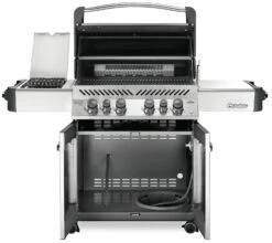 Napoleon Prestige 500 Edelstahl Gasgrill - Mit Safety Glow - X-DEAL Inkl. Grillthermometer, Schneidebrett Und Windschild Für SIZZLE ZONE 23 Napoleon Prestige 500 Edelstahl Gasgrill - Mit Safety Glow - X-DEAL Inkl. Grillthermometer, Schneidebrett Und Windschild Für SIZZLE ZONE -GrillProfi Verkaufs-Shop Napoleon Prestige 500 Gasgrill Edelstahl open 2