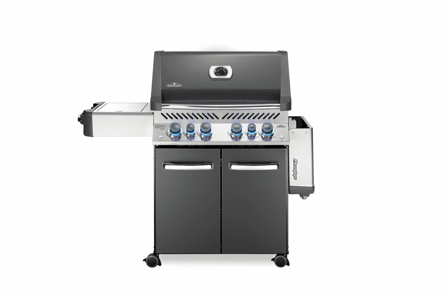 Napoleon Prestige 500 Gasgrill, Charcoal Grau - Mit Safety Glow - X-DEAL Inkl. Grillthermometer, Schneidebrett Und Windschild Für SIZZLE ZONE 6 Napoleon Prestige 500 Gasgrill, Charcoal Grau - Mit Safety Glow - X-DEAL Inkl. Grillthermometer, Schneidebrett Und Windschild Für SIZZLE ZONE – Bild 4