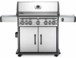 Napoleon Rogue SE 625 Edelstahl Gasgrill Mit Sizzle Zone Und Heckbrenner - SMART Deal Inkl. Grillfürst Grill Control - Modell 2023