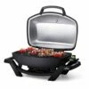Napoleon Electric TravelQ PRO285E Elektrogrill Mit Untergestell - Modell 2023 -GrillProfi Verkaufs-Shop Napoleon TravelQ pro285e Elektrogrill side deckel offen 1